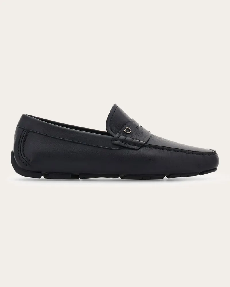 Ferragamo Herren Driver-Pennyloafer Blau Größe Blau