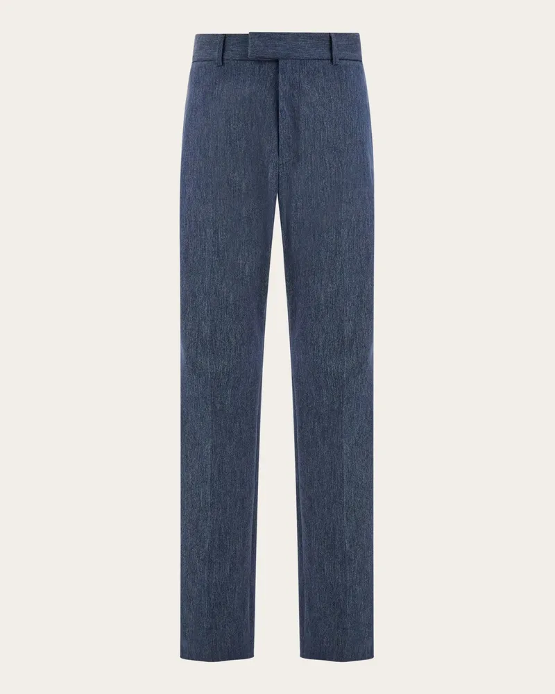Ferragamo Herren Schneiderhose Blau Blau