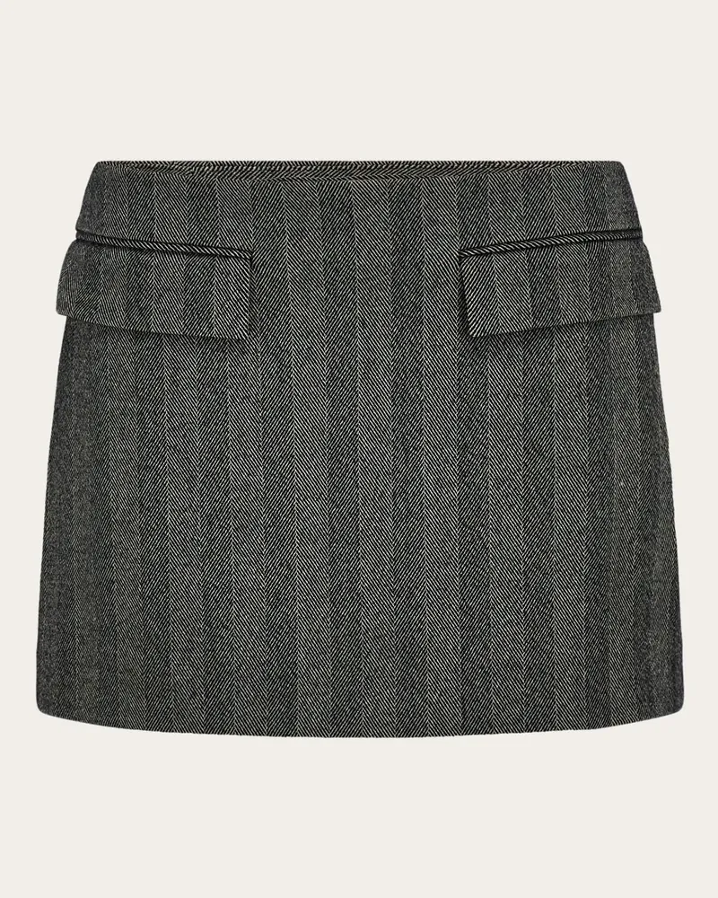 Ferragamo Damen Mini-Hüftrock Schwarz Schwarz