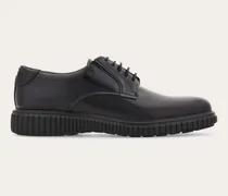 Herren Freizeit-Derby-Schuh Schwarz Größe