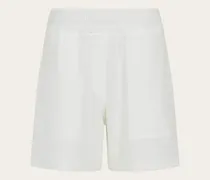 Damen Bermudashorts Ferragamo-Monogram Weiß