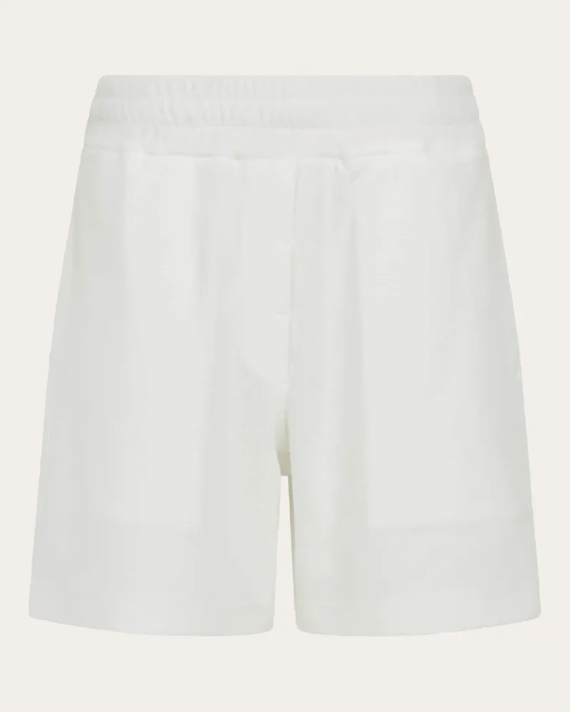 Ferragamo Damen Bermudashorts Ferragamo-Monogram Weiß Weiß