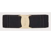 Damen Haarspange mit Vara-Schleife Schwarz