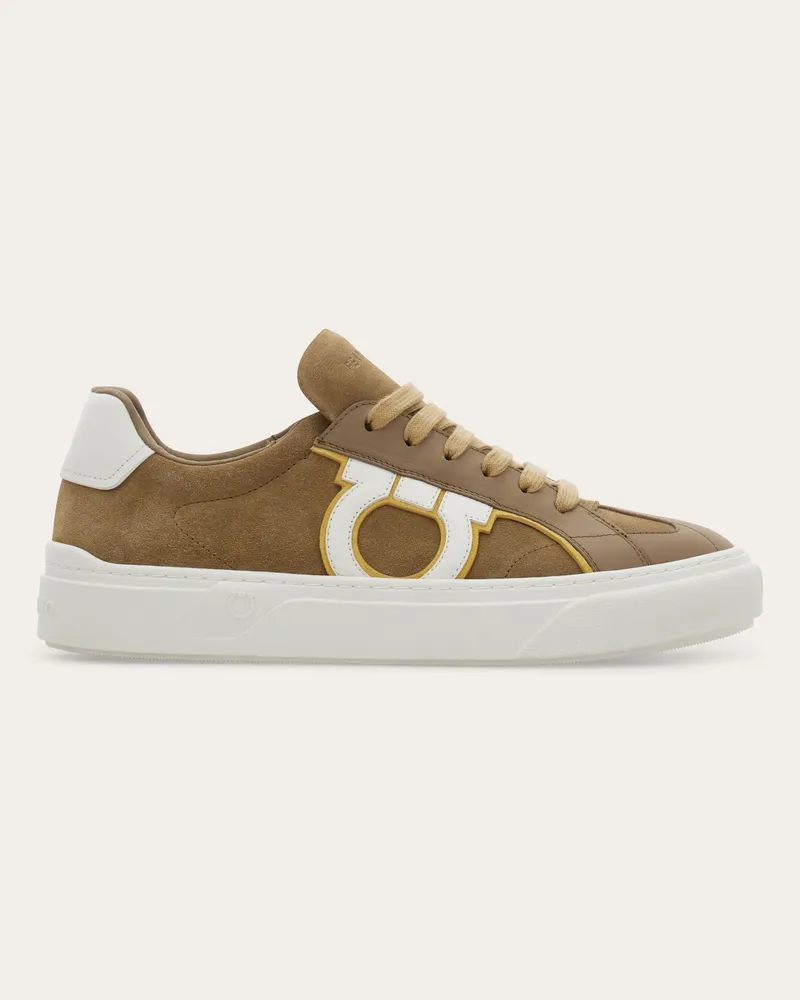 Ferragamo Herren Gancini Sneaker Grün Größe Grün