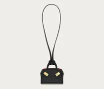 Damen Hug Mini-Charm Schwarz