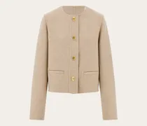 Damen Jäckchen mit Gancini-Motiv Beige