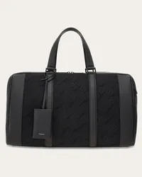 Ferragamo Monogram Weekender Schwarz