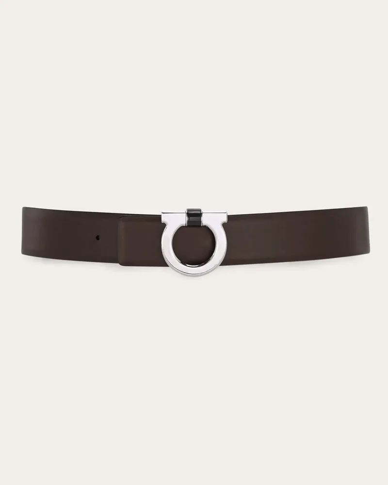 Ferragamo Herren Gancini Wendegürtel Braun Braun