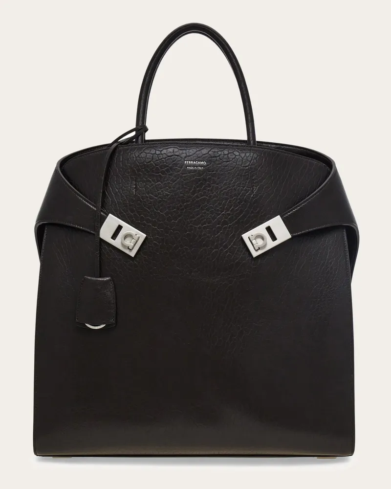 Ferragamo Herren Totebag Hug Braun Braun