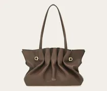 Damen Ferragamo Soft-bag (M) Grau