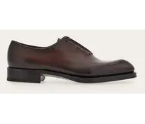 Herren Tramezza Oxford-Schuh mit verdeckter Schnürung Braun Größe