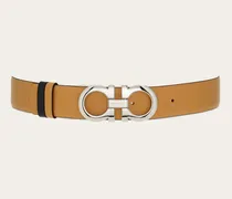 Damen Verstellbarer Wendegürtel Beige