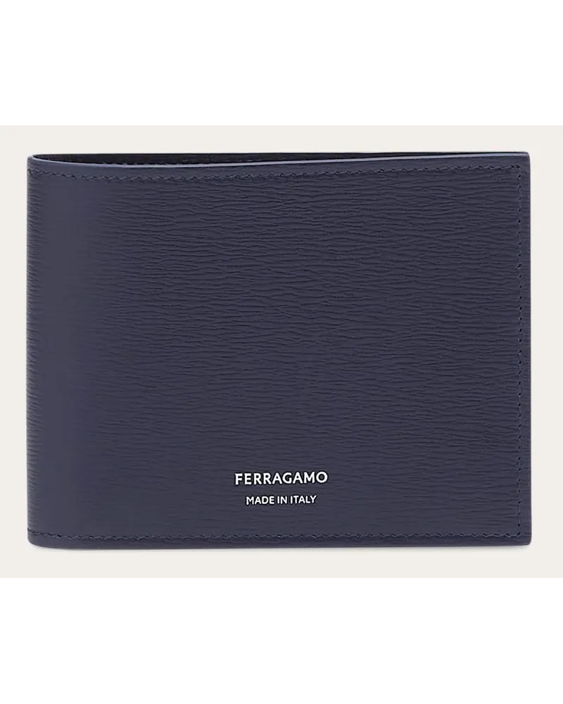 Ferragamo Herren Klassische Brieftasche Blau Blau