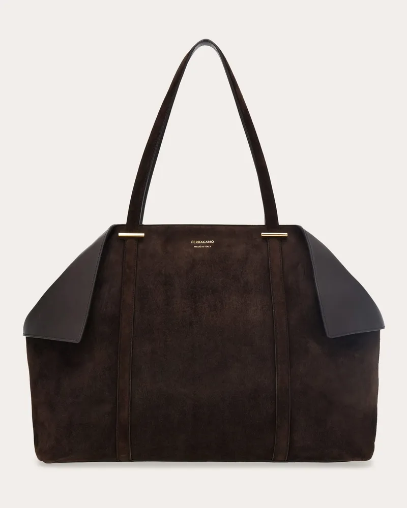 Ferragamo Damen Totebag (L) Braun Braun