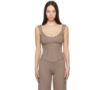 SSENSE Exclusive Taupe 'Elemental by ' Eliana Tank Top