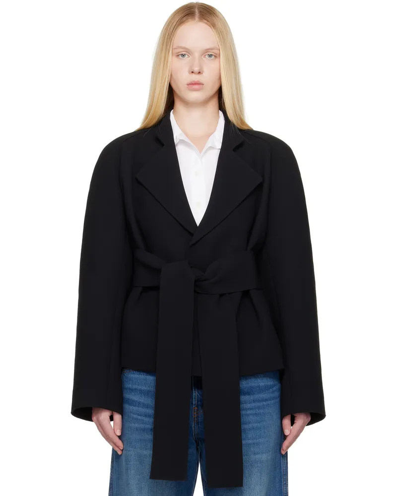 KHAITE Black Edith Jacket 200
