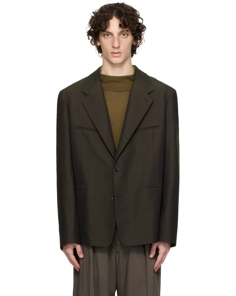 Christophe Lemaire Brown Tailored SB Blazer Br599