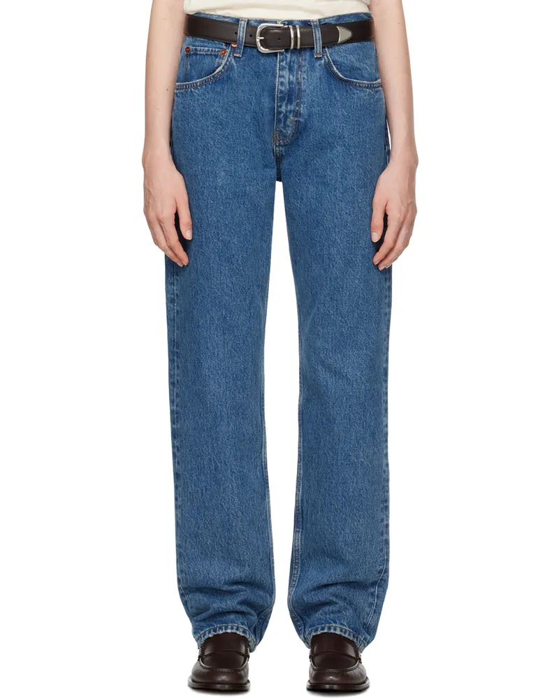 RE/DONE Blue 'The Mel' Jeans Stone