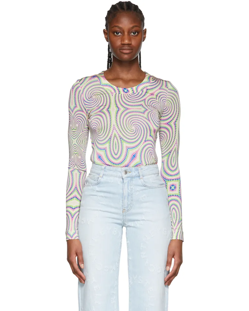 Stella McCartney Multicolor Viscose T-Shirt 8581