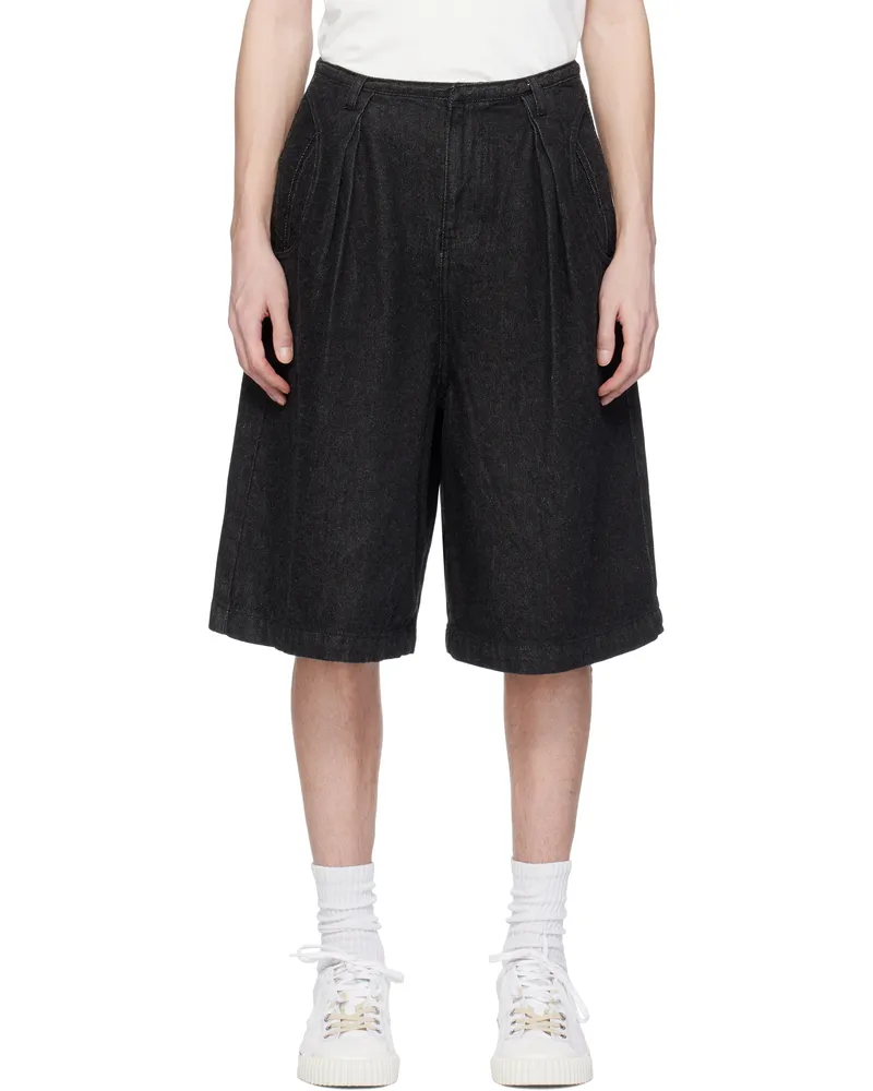 Adererror Black 0201 Denim Shorts Black