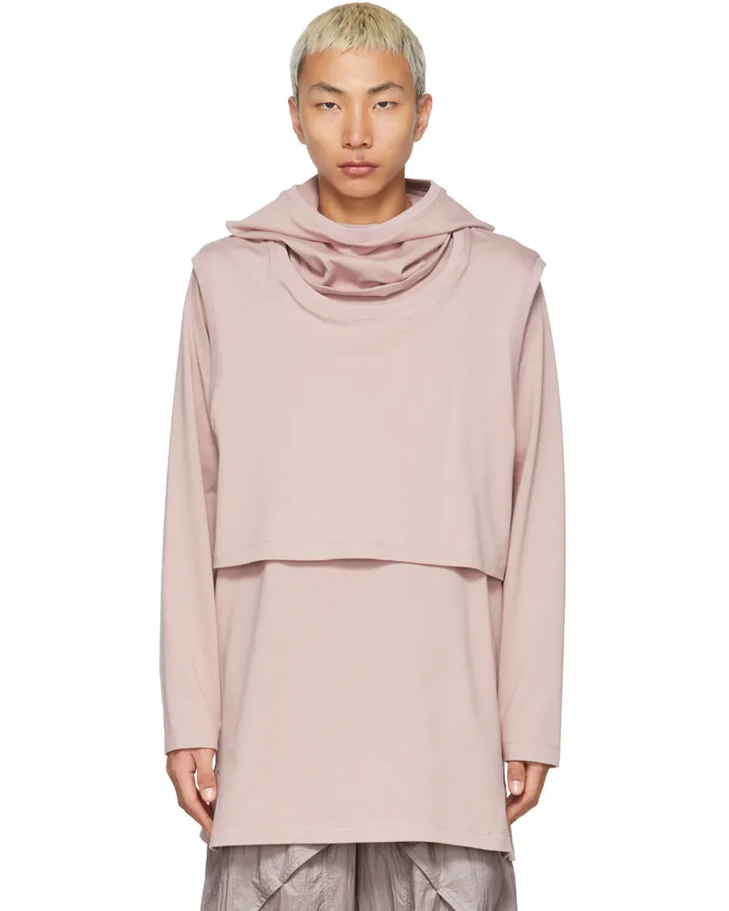 A. A. Spectrum Pink Vetu Hoodie Set Aubergine