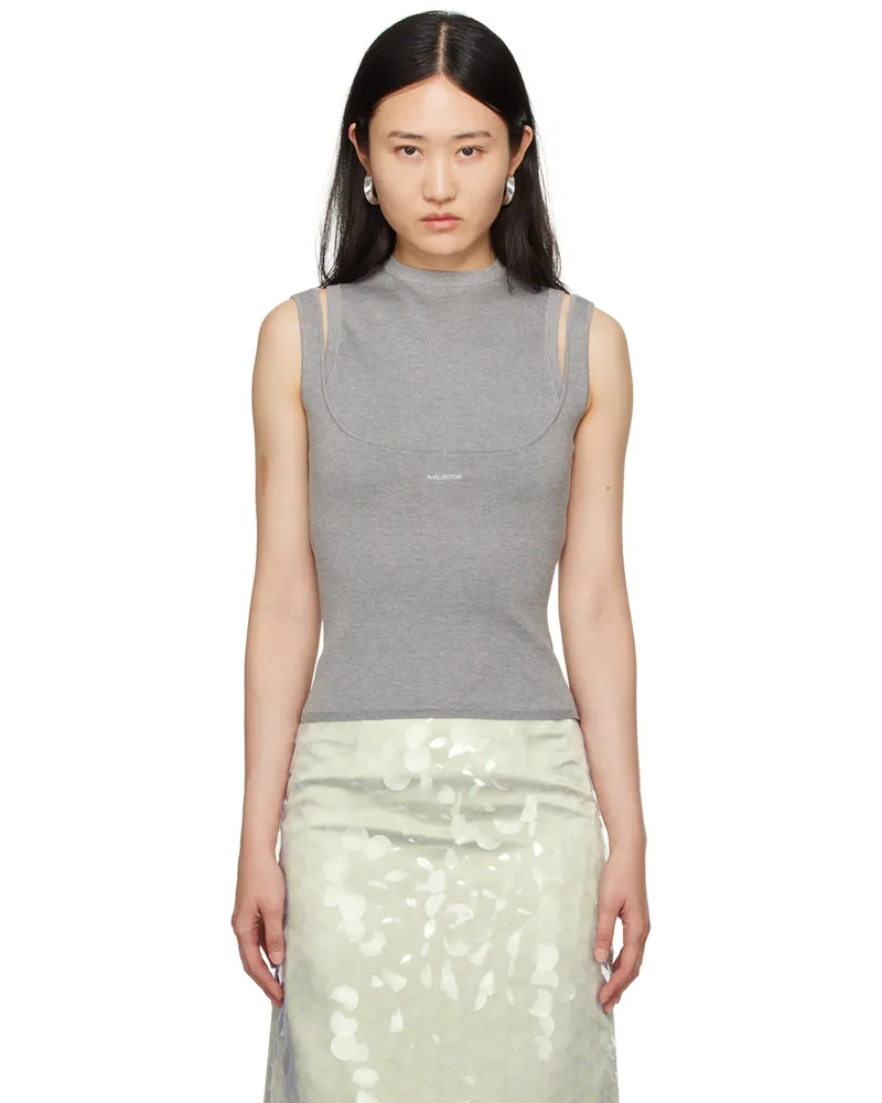 16ARLINGTON Gray Supra Tank Top Grey