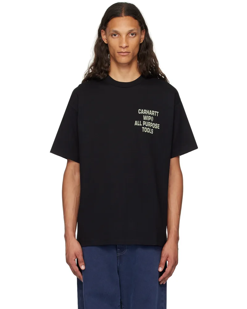 Carhartt WIP Black Cross Screw T-Shirt 89xx