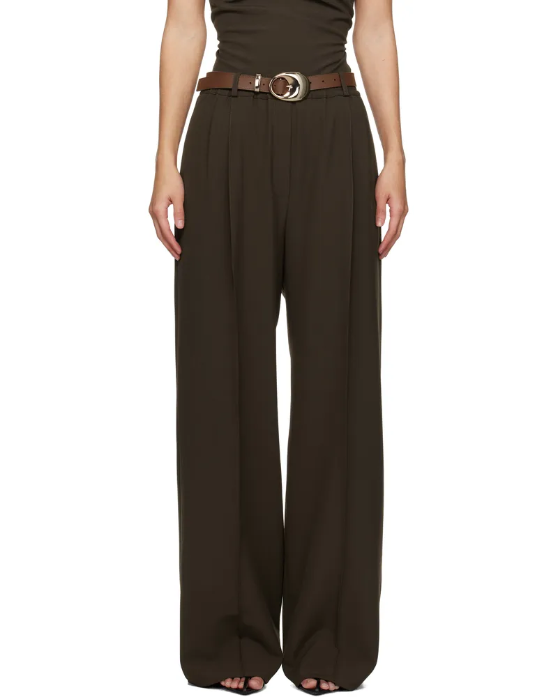 Beaufille Brown Erwin Trousers Dark