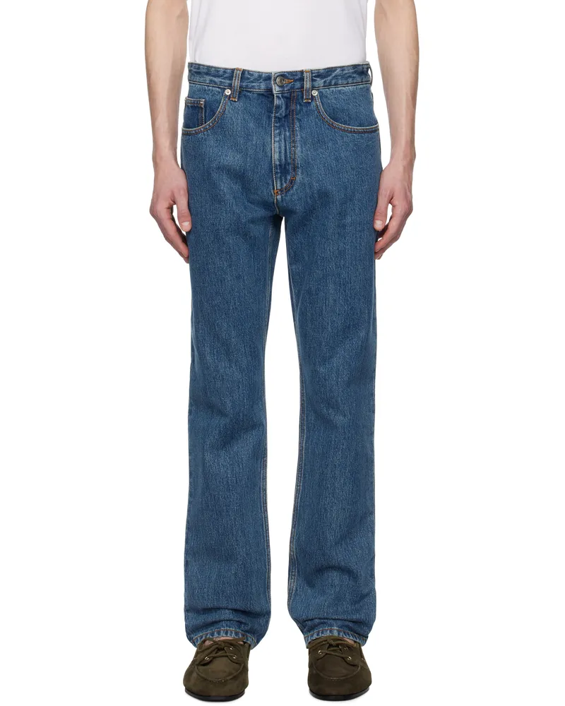 Bally Blue Five-Pocket Jeans Denim