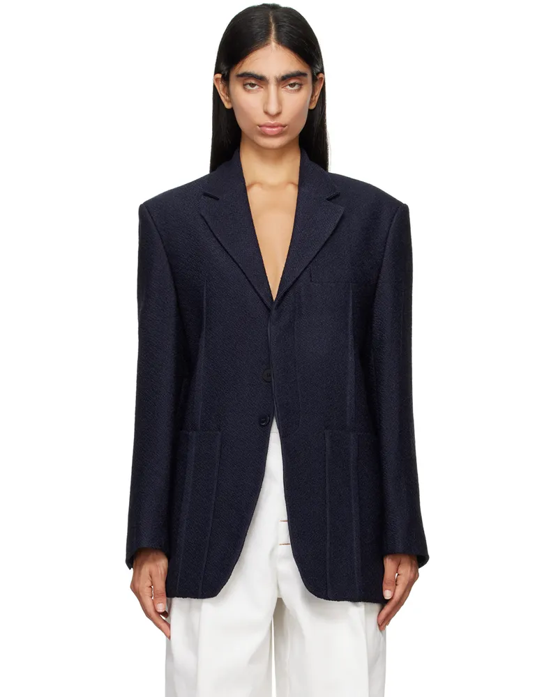 Jacquemus Navy La Casa 'La veste d'Homme' Blazer 390