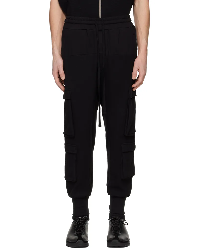 THOM KROM Black ST 498 Cargo Pants Black