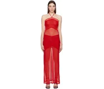 Red Serena Maxi Dress