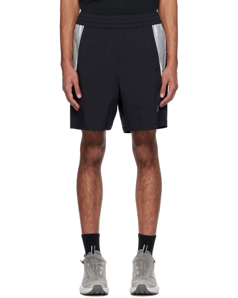 Izzue Black Printed Shorts Bkx