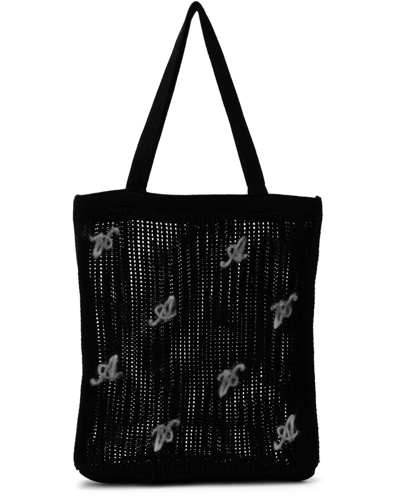 Axel Arigato Black A Grid Shopper Tote Black