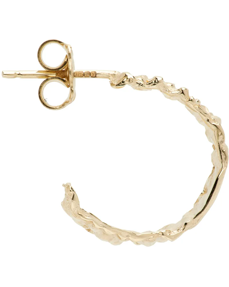 octi Gold Spiky Skin Single Earring Gold