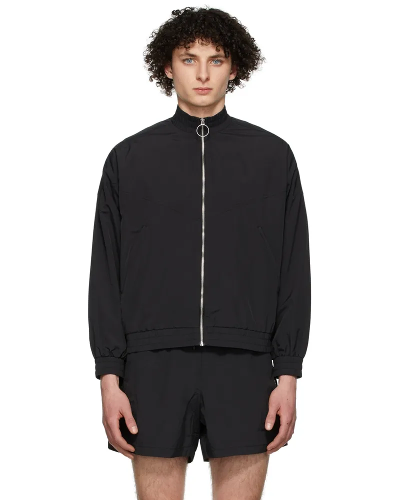 Paco Rabanne Black Nylon Faille Jacket P001