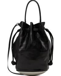 Alexander Wang Black Dome Mini Bucket Bag Black