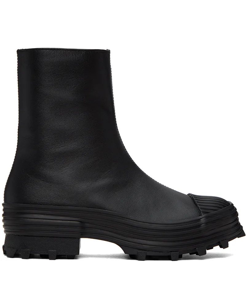 Camper Black Traktori Boots Black