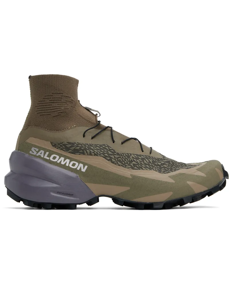 Salomon Khaki SPEEDCROSS ADVANCED Sneakers Stone