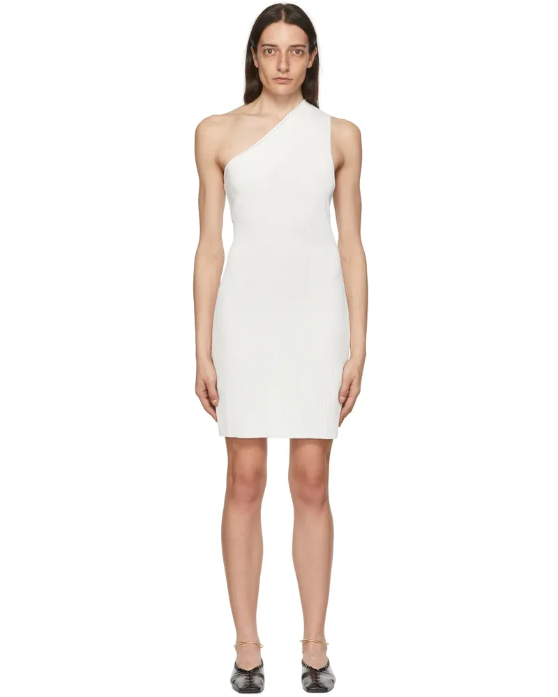 AERON Off-White Ellis Mini Dress Off