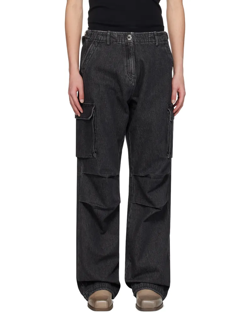 COPERNI Black Relaxed Jeans Washed