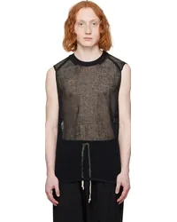 Jan-Jan Van Essche Black Semi-Sheet Tank Top Black