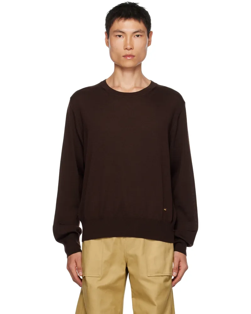 RECTO Brown Signature Sweater Dw