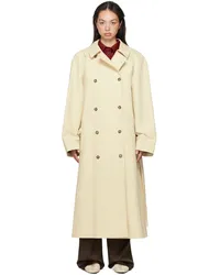 Loulou Studio Off-White Kamina Trench Coat Beige