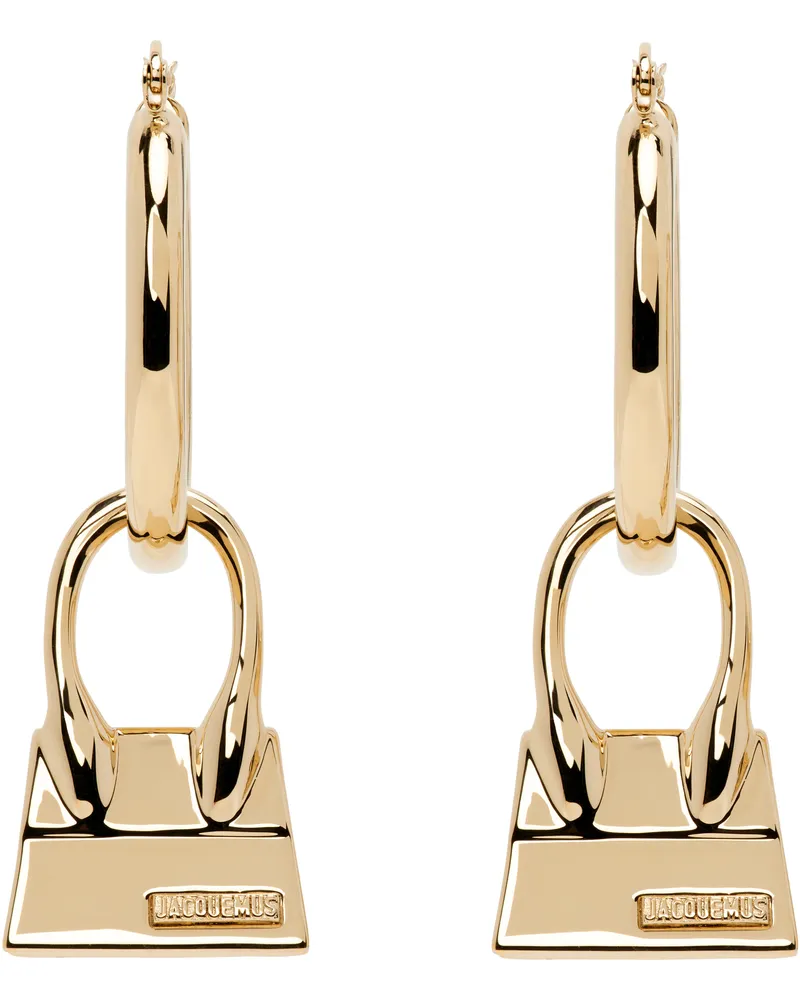 Jacquemus Gold 'Les creoles Chiquito' Earrings 270