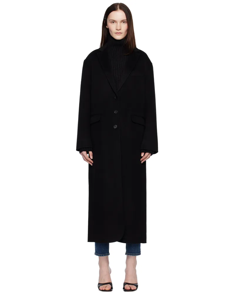 Anine Bing Black Quinn Coat Black