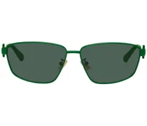Green Rectangular Sunglasses