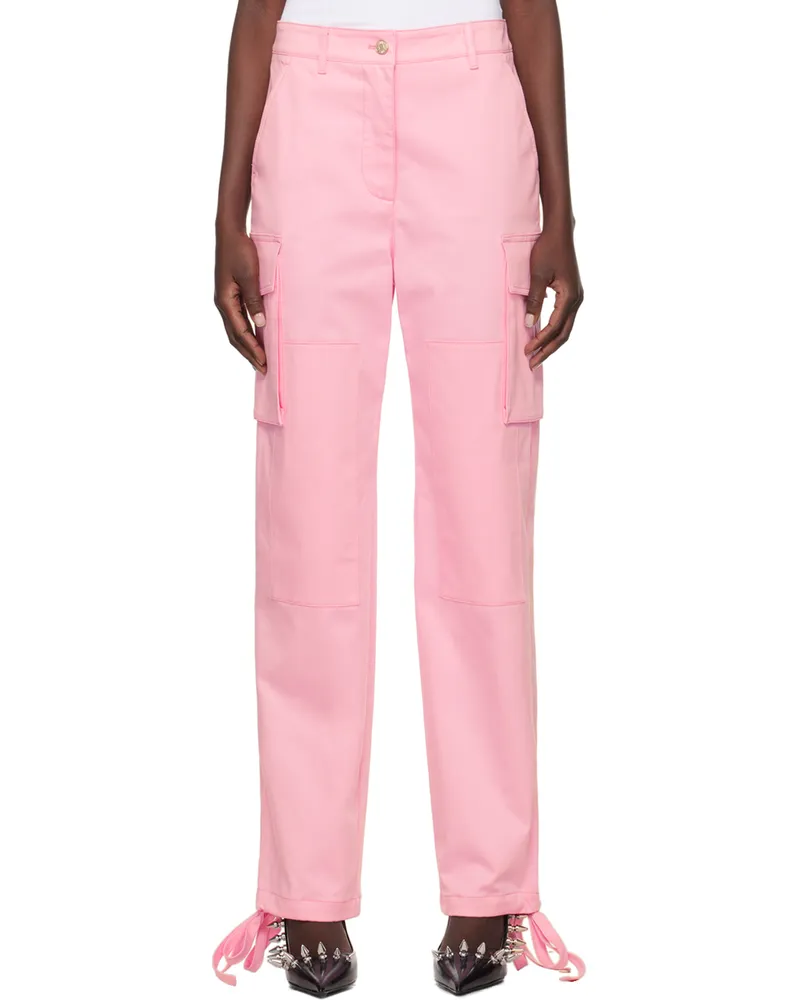 Moschino Pink Panel Cargo Pants A0222