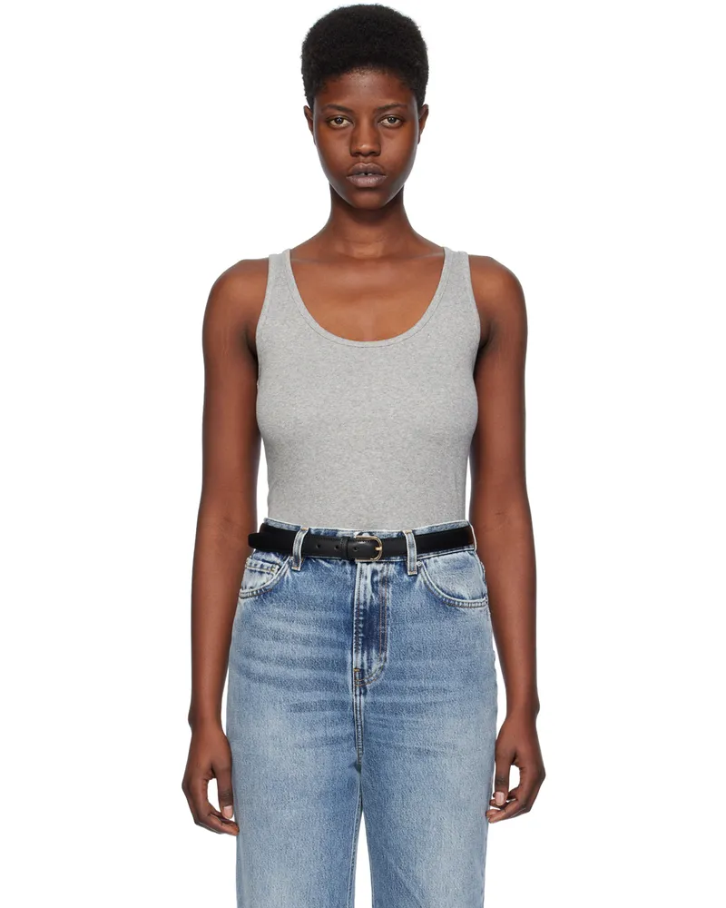 Totême Gray Rib Tank Top 074