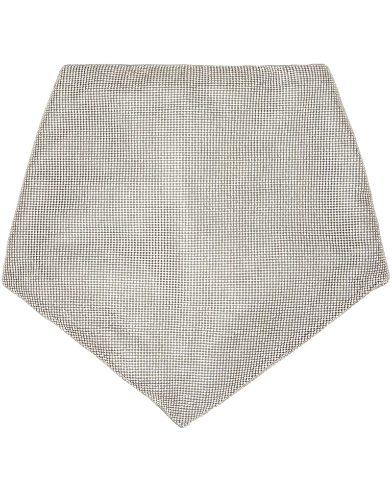 KARA White & Gray Scout Scarf White